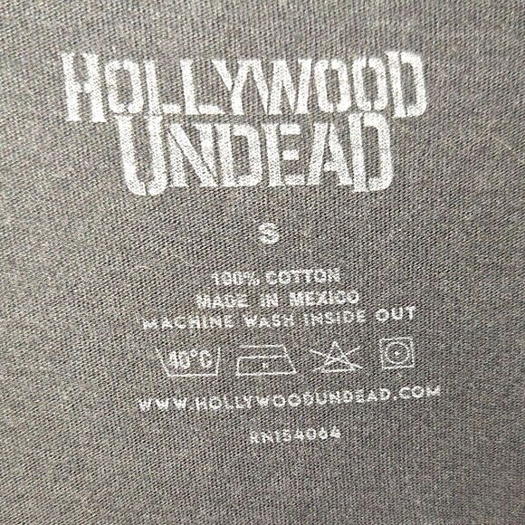 Hollywood Undead Band Tour Shirt Horror Gothic Vampire Creepy Rap Music Size S - Picture 3 of 8